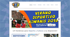 Desktop Screenshot of ciudaddeportivakiwanis.org